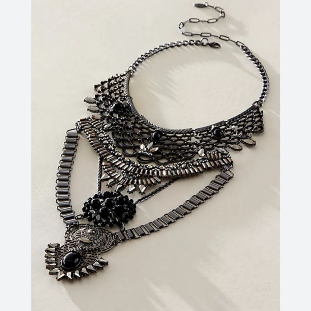 Free People Only Dreaming Statement Collar Necklace NWT